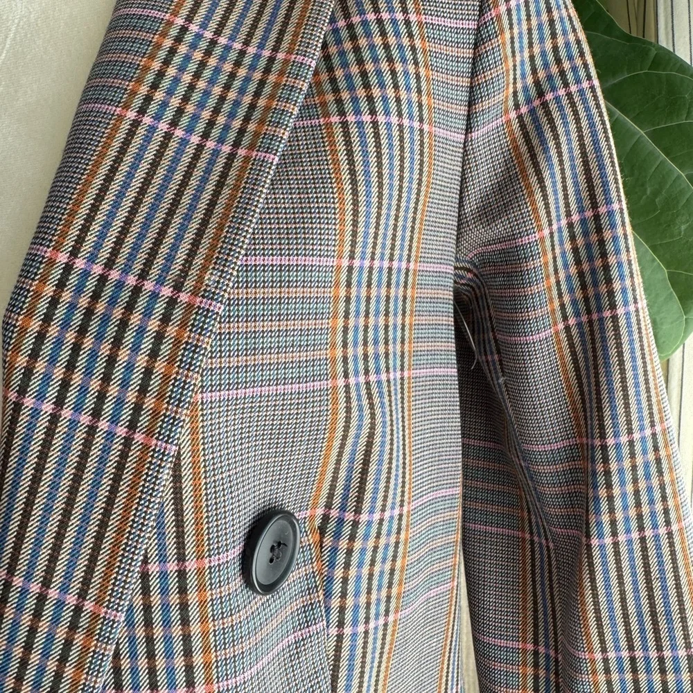 Veronica Beard  Plaid Oversized Boxy Blazer - Picture 2 of 8